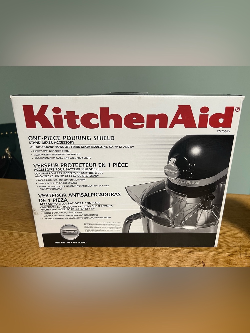 NEW KitchenAid KN256PS Pouring Shield ONLY (Bowl-Lift Mixer ACCESSORY)